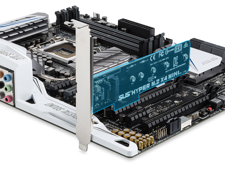 Asus Hyper Kit Ultra M.2 to Mini SAS HD Interface Adapter PCI Express 3.0 x4